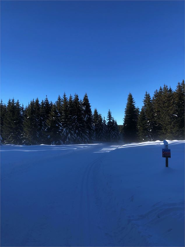 Piste de ski de fond de Lachat - © Valentin Rinaldi
