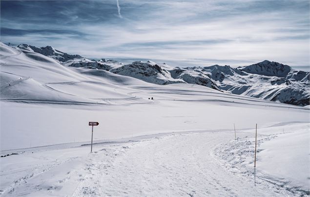 panneau lac - Val d'Isère Téléphériques / Maxime Bouclier