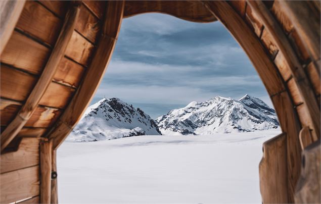 vue aire de jeu - Val d'Isère Téléphériques / Maxime Bouclier