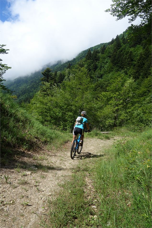 Circuit VTT Aillons Margériaz 1000 - Lac de la Thuile - École de VTT La Féclaz - Massif des Bauges