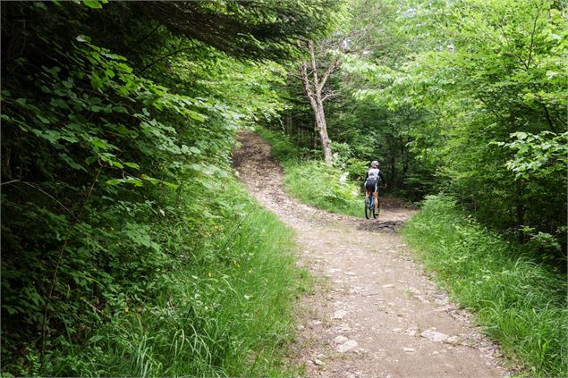 Circuit VTT Aillons Margériaz 1000 - Lac de la Thuile - École de VTT La Féclaz - Massif des Bauges