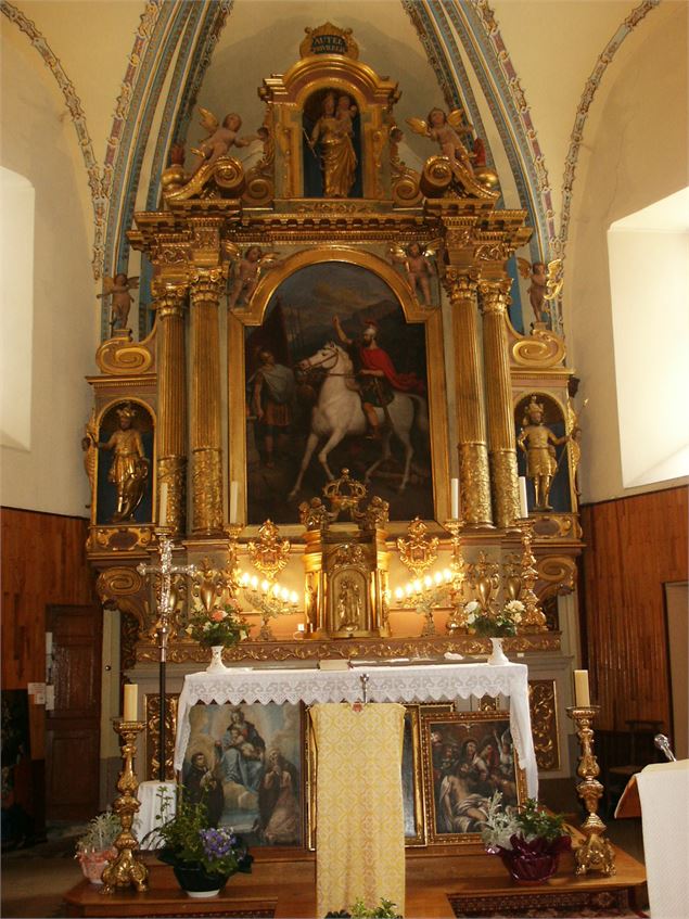 Autel Eglise St Maurice Orelle