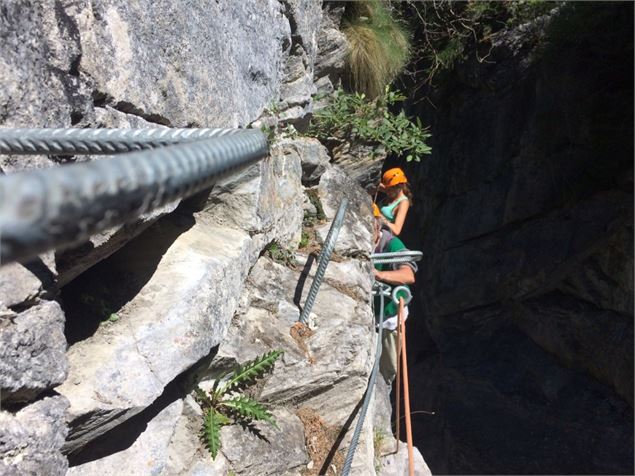 Via Ferrata des gorges de Mauvoisin - Melody Sky