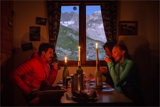 Repas refuge Grand Bec - Geoffrey Vabre