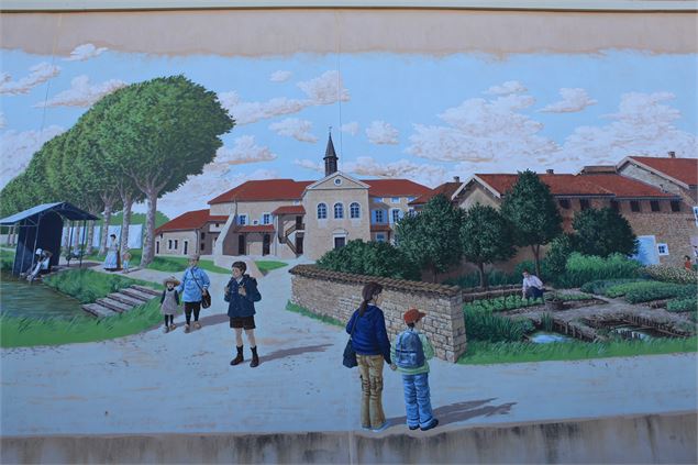 Fresque de Saint Trivier de Courtes - BERNARD Yves