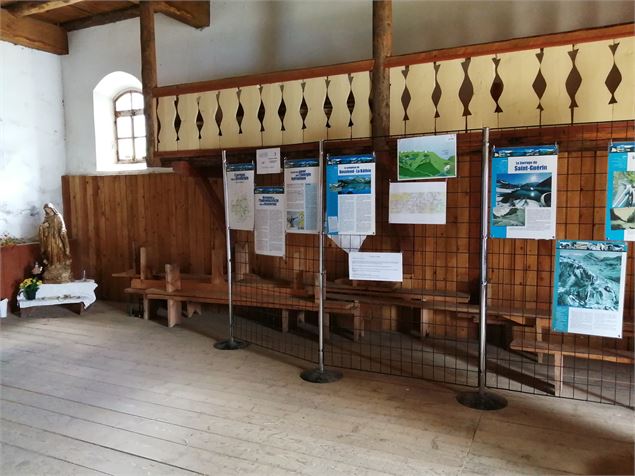 Exposition à la chapelle de Roselend - Vorger_Brigitte