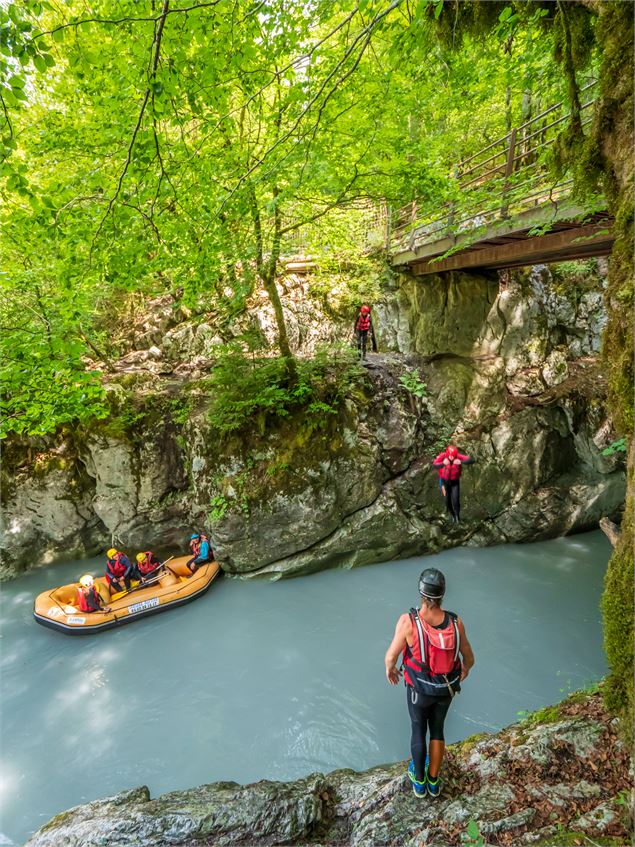 Gorges des tines en rafting - Gilles Piel