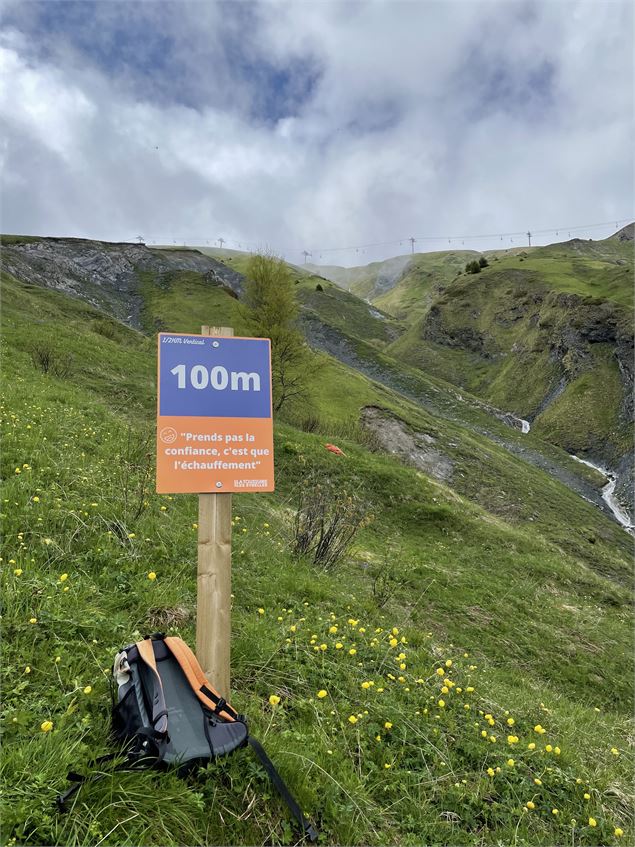 Panneau du 100 du 1/2 KV - Office de Tourisme de la Toussuire