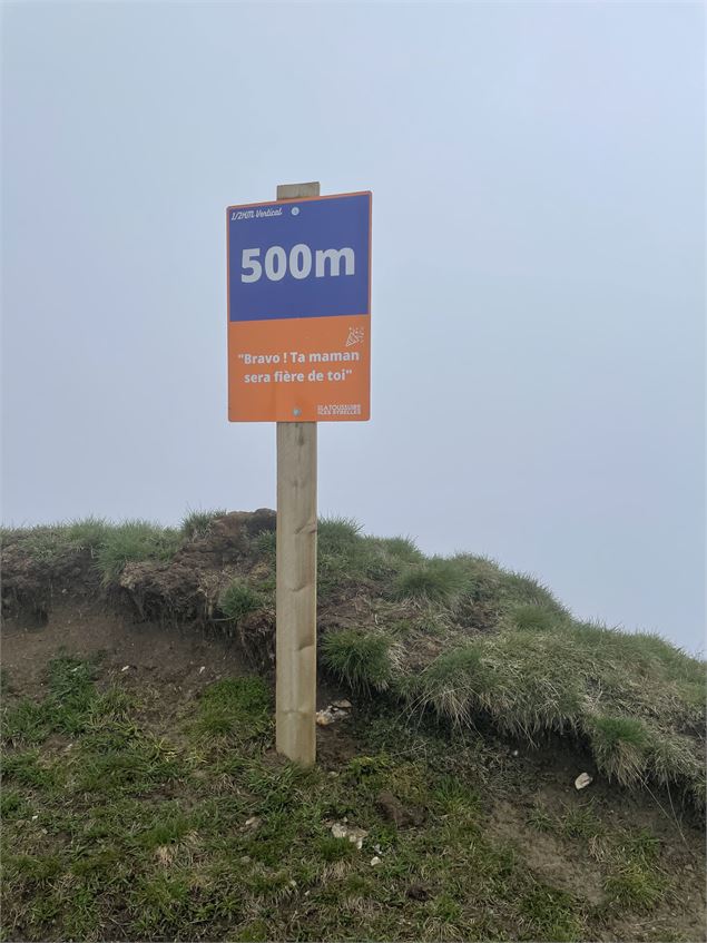Panneau du 500m du 1/2 KV - Office de Tourisme de la Toussuire