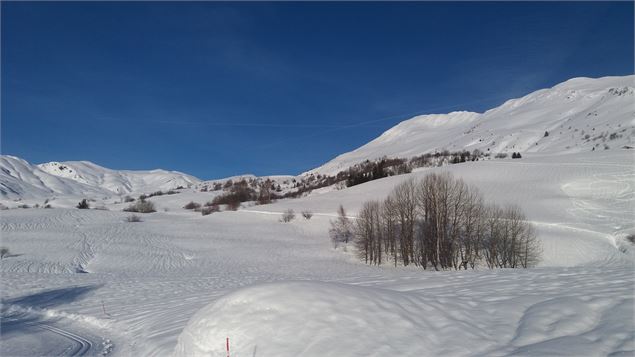Liaison Refuge du Nant du Beurre - Itinéraire raquettes - Maison de la Montagne de Nâves