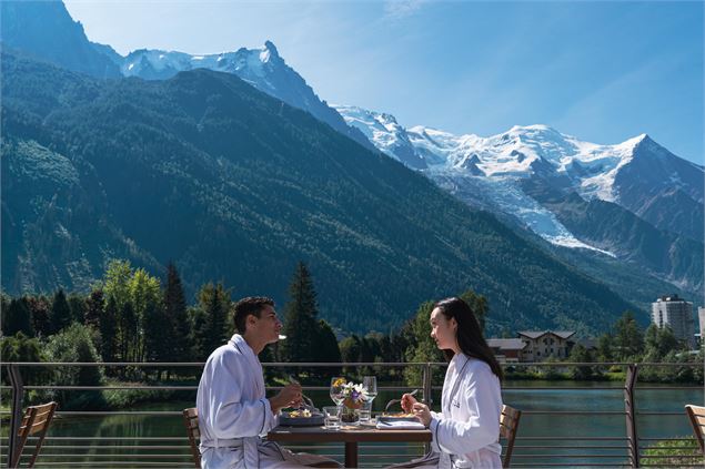 Wellness Lunch sur la terrasse du bistrot