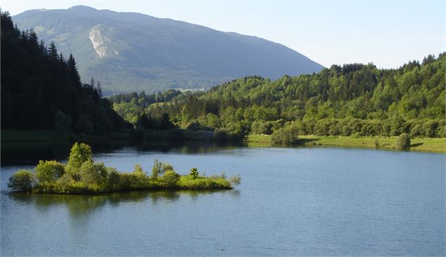 Vue sur le plan d'eau 2 - OT Le Châtelard