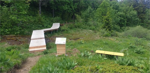 Autre passerelle sur le sentier - CCVA