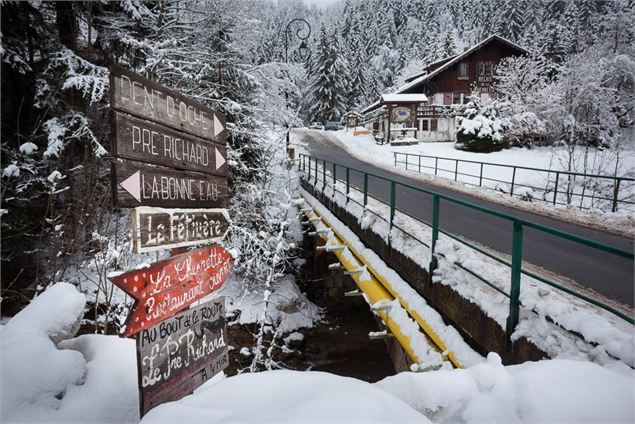 A travers les alpages - randonnée raquettes pays d'Evian - Pierre Thiriet