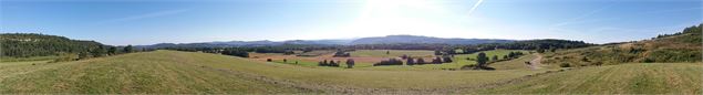 Paysage du plateau d'Arnans