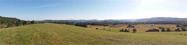 Paysage du plateau d'Arnans