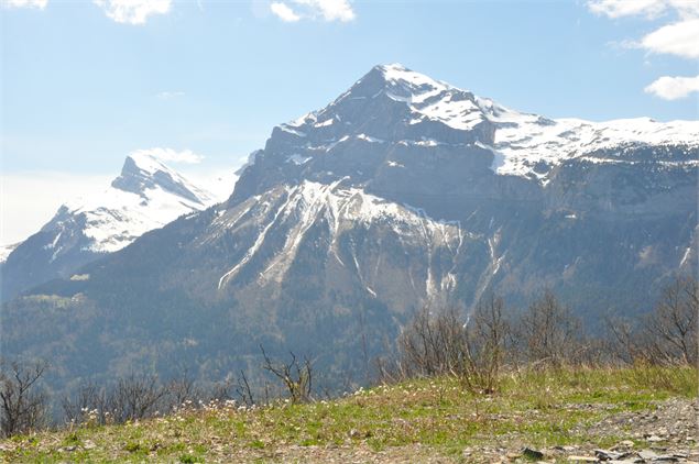 La pointe d'Areu au hameau Les feux - OT Les Carroz