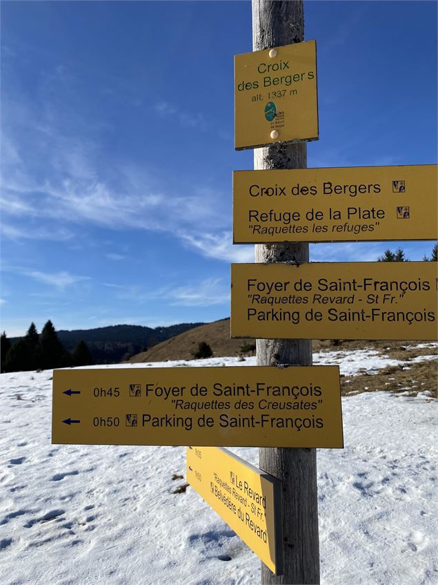 Itinéraire raquettes à neige : la petite traversée_Le Revard - Benjamin Panczuk