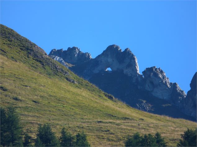 aiguille grive - Ancienne table d'orientation de la Grive
