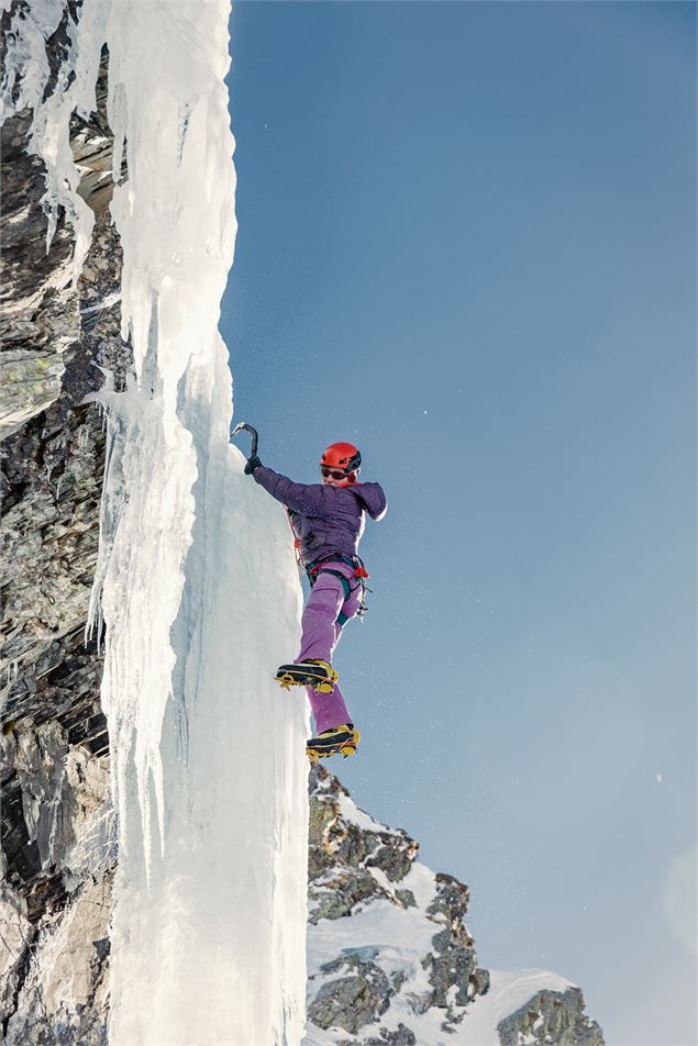 Cascade de glace - Office de tourisme de Peisey-Vallandry