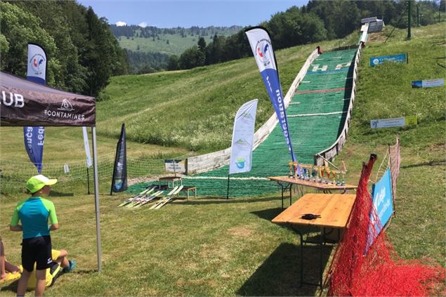 tremplin de saut à skis_Habère-Poche Eté