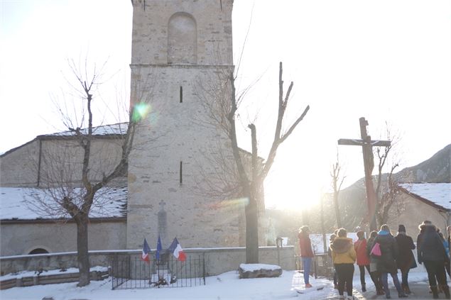 à Val Cenis Sollières, l'église baroque Saint Etienne - jean-françois-durand