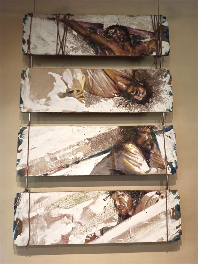 Œuvre contemporaine Passion du Christ - K.Tranchina