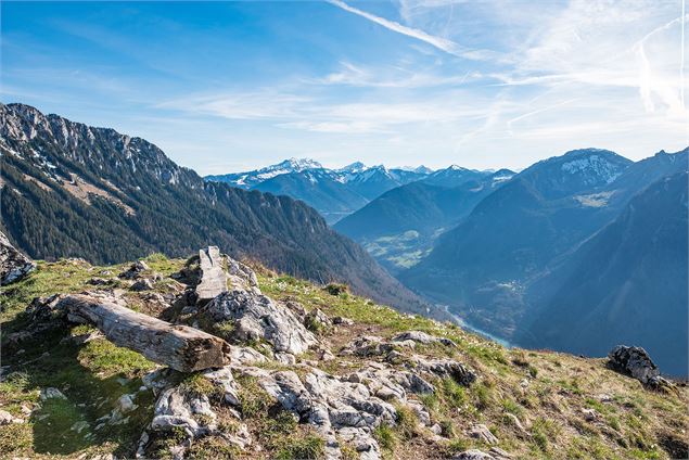 La vue depuis le sommet - Yvan Tisseyre/OT Vallée d'Aulps