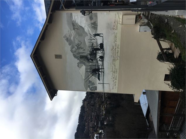 Fresque François DURAFOUR - Mairie de Saint-Gervais