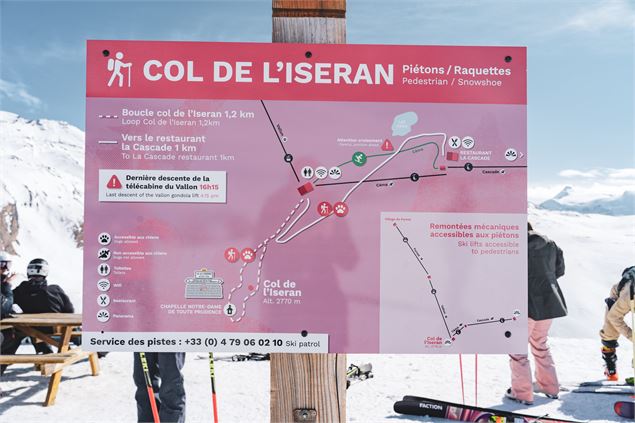 Itinéraire piéton Col de l'Iseran_Val-d'Isère - Val d'Isère Téléphériques / Maxime Bouclier