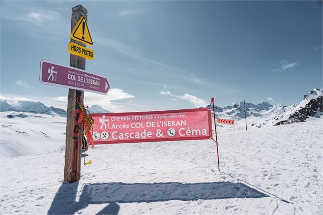 Itinéraire piéton Col de l'Iseran_Val-d'Isère - Val d'Isère Téléphériques / Maxime Bouclier