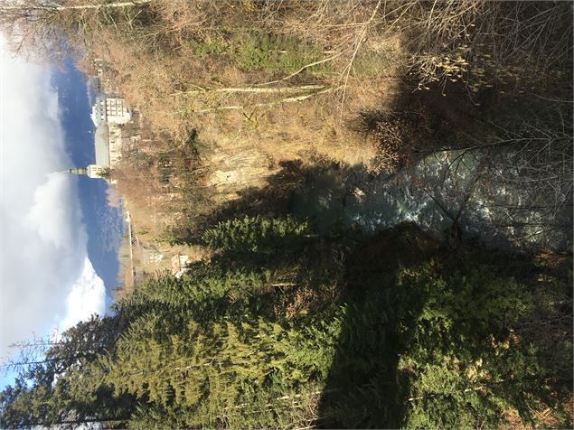 Vue du pont du Diable - Mairie de Saint-Gervais