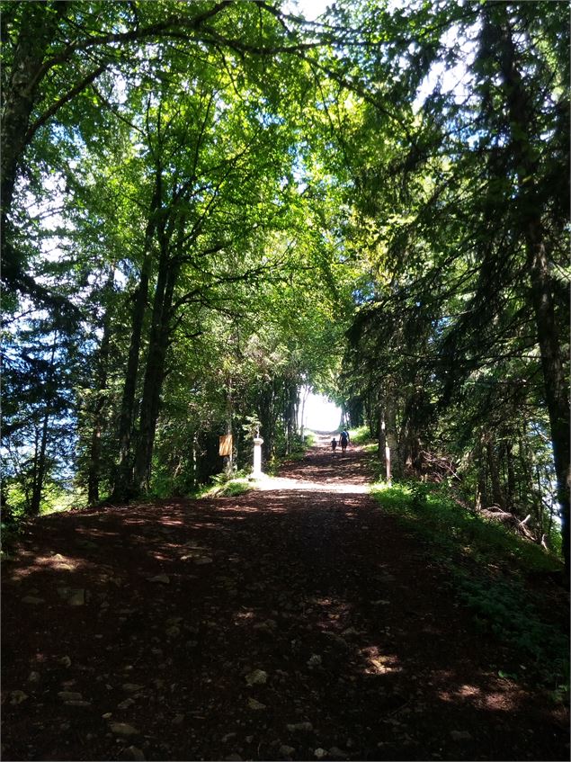Montée à la chapelle par le calvaire - Office de Tourisme des Alpes du Léman