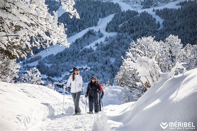 montée depuis Morel vers Altiport - Sylvain Aymoz Méribel Tourisme