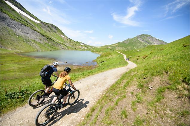 Un peu de fraîcheur sur les bords du Lac Vert aux Crosets - Litescapemedia