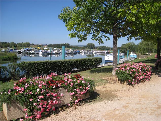 Bateaux et fleurs - F. Couturier