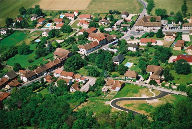 Vue aérienne Virignin - BBST