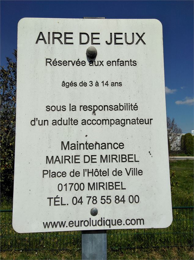 Aire de jeux des Echets - Dombes Côtière Tourisme