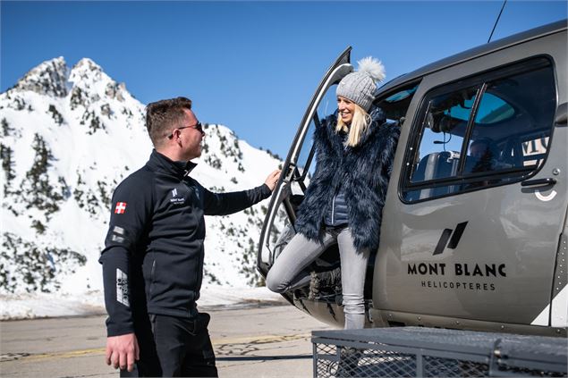 Vol en hélicoptère Megève - MBH