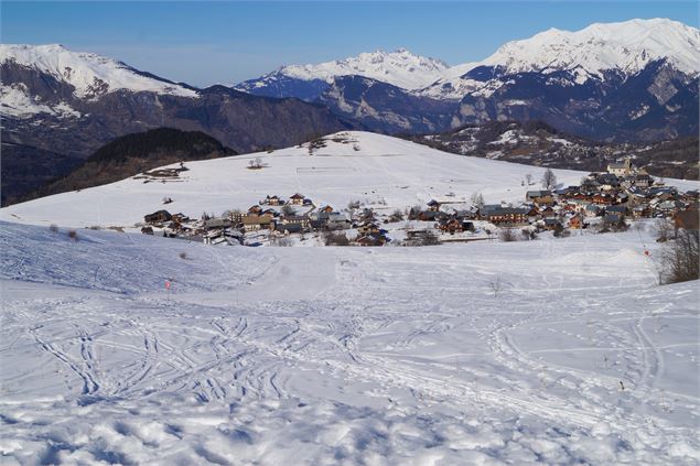 Piste de Pré Perroux domaine d'Albiez - Paul Bonnet