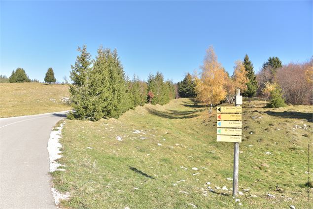 balisage VTC - école de VTT La Féclaz - Massif des Bauges