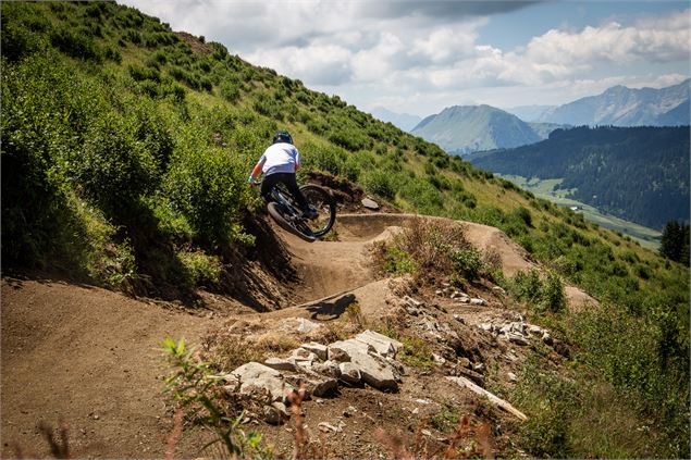 Descente bleue du Loup - Piste VTT Descente N°9