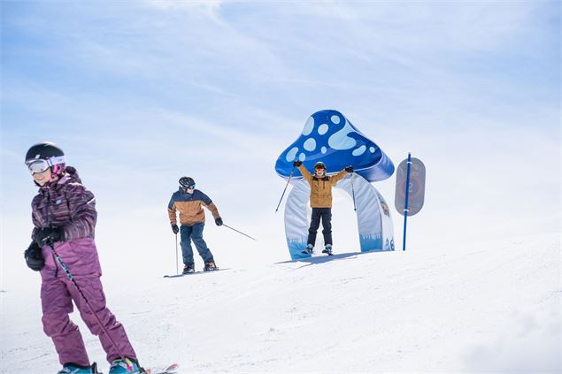 Zone ludique pour s'amuser en skiant - Thuria