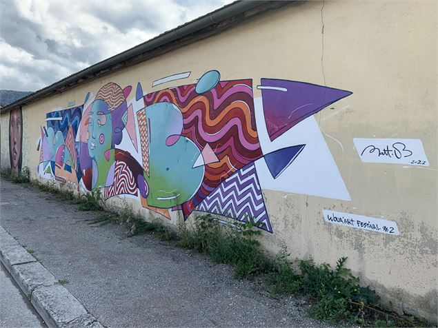 Fresques et murs peints - Baleine édentée Nantua - Maxime Michel