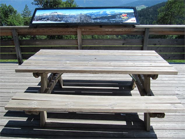 Terrasse de Dandry pique-nique