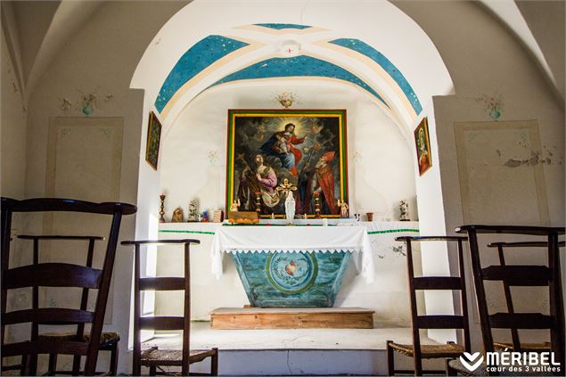 Chapelle St Agathe intérieur - Sylvain Aymoz Méribel Tourisme