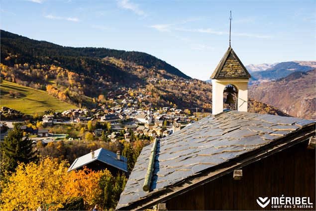 Chapelle St Agathe vue sur les Allues et le Villard - Sylvain Aymoz Méribel Tourisme