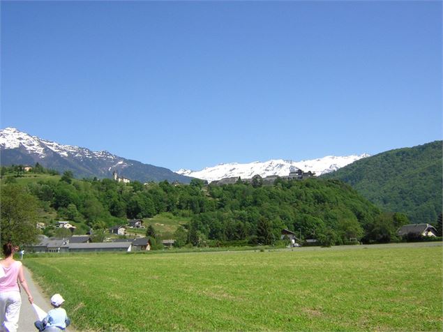 Vue du fort d'Aiton - Mairie