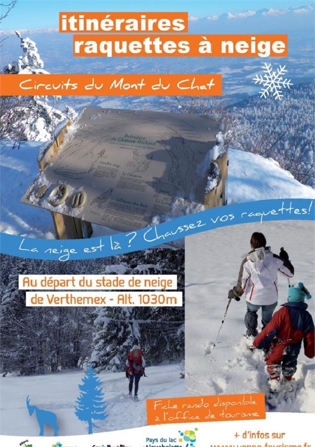 Itinéraire Raquettes sur le Mont de l'Epine - Parcours Province - Christophe Maurel
