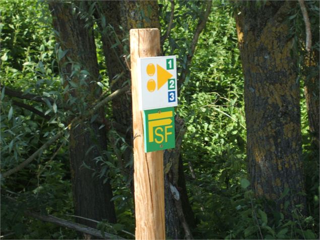 Fléchage vtt